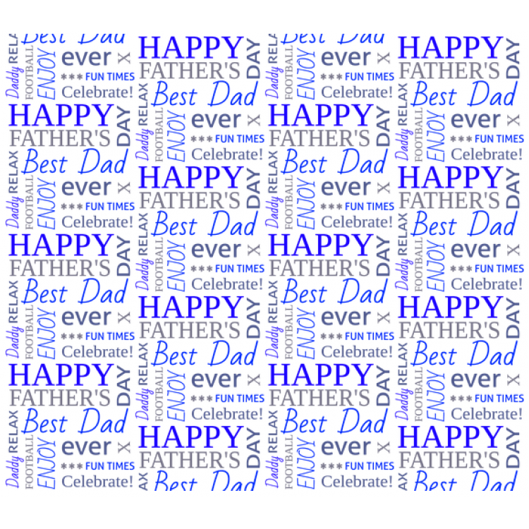Printable Fathers Day Wrapping Paper